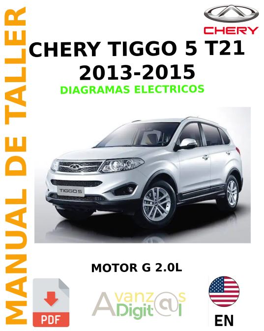 Imagen de 2013-2015 Chery Tiggo_5 (T21) Service Repair Manual